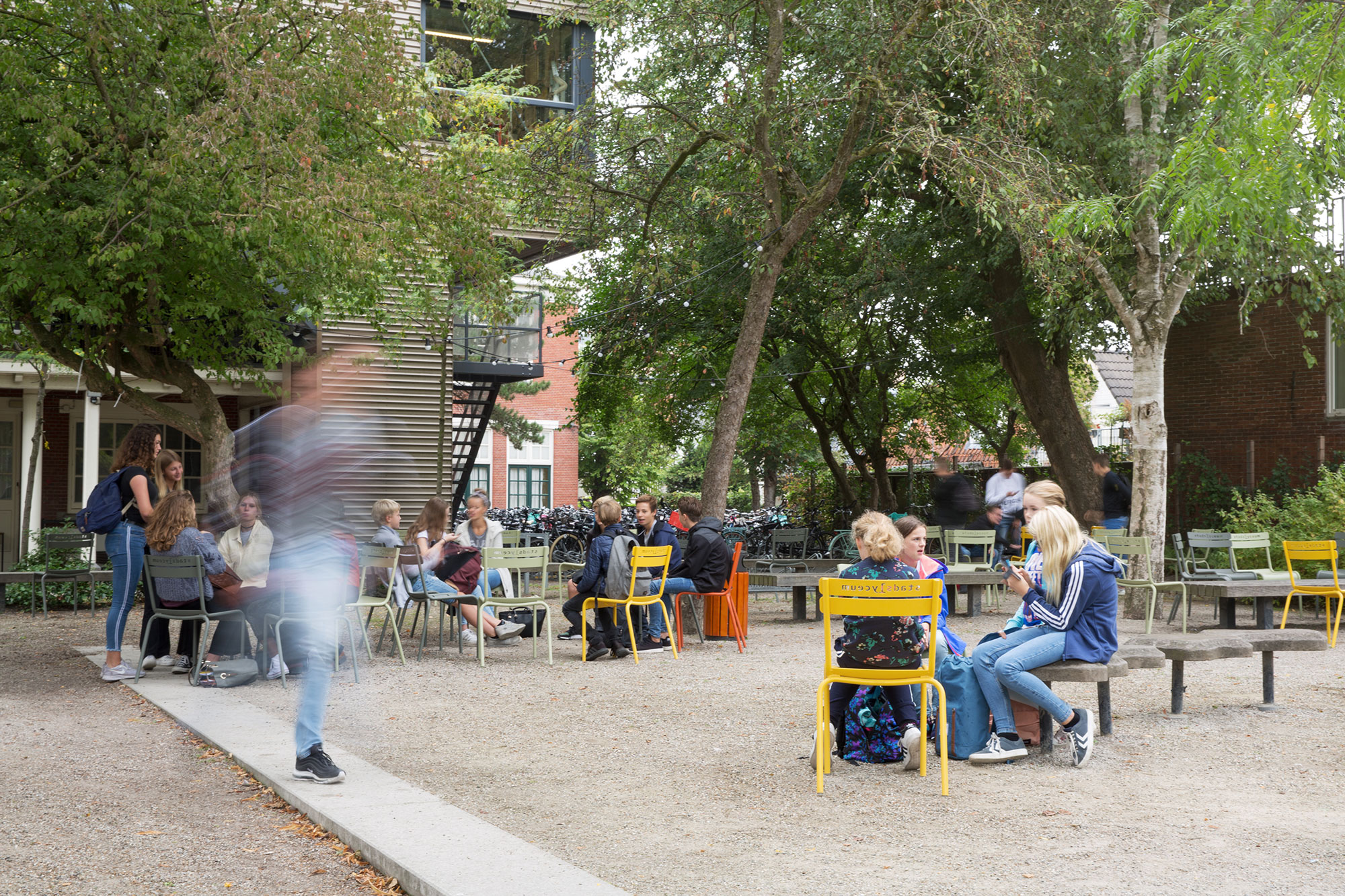 tuinontwerp schoolplein ontmoeten binnenstad